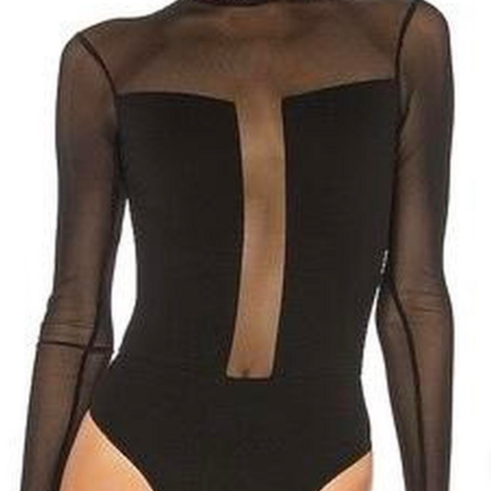 Superdown - Black Sheer Bodysuit Size M/4